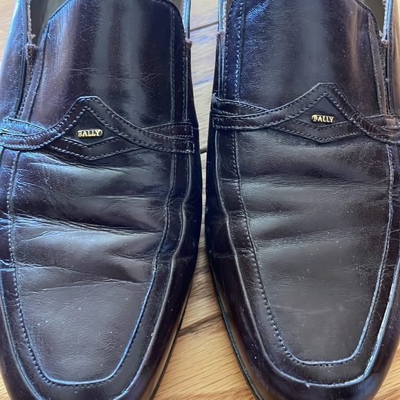 Bally Switzerland Leather Loafers UK 6.5/US 7.5 (American) Dark Brown - Picture 7 of 16